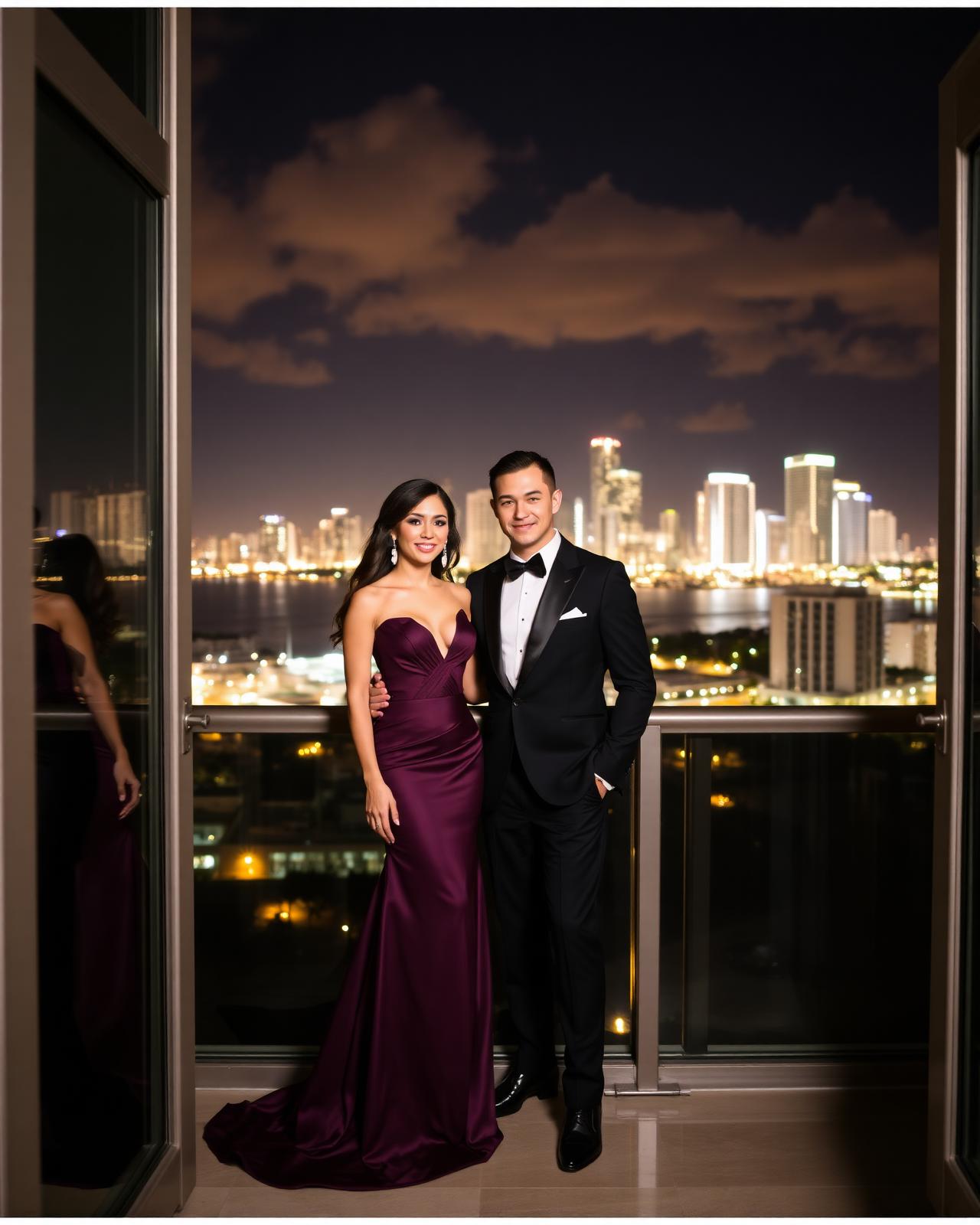 Couple on the terrace — Fort Lauderdale