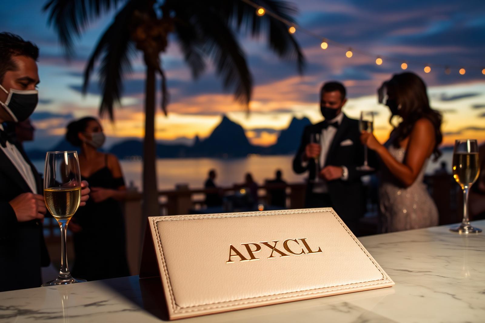Rio beachfront mansion — dusk