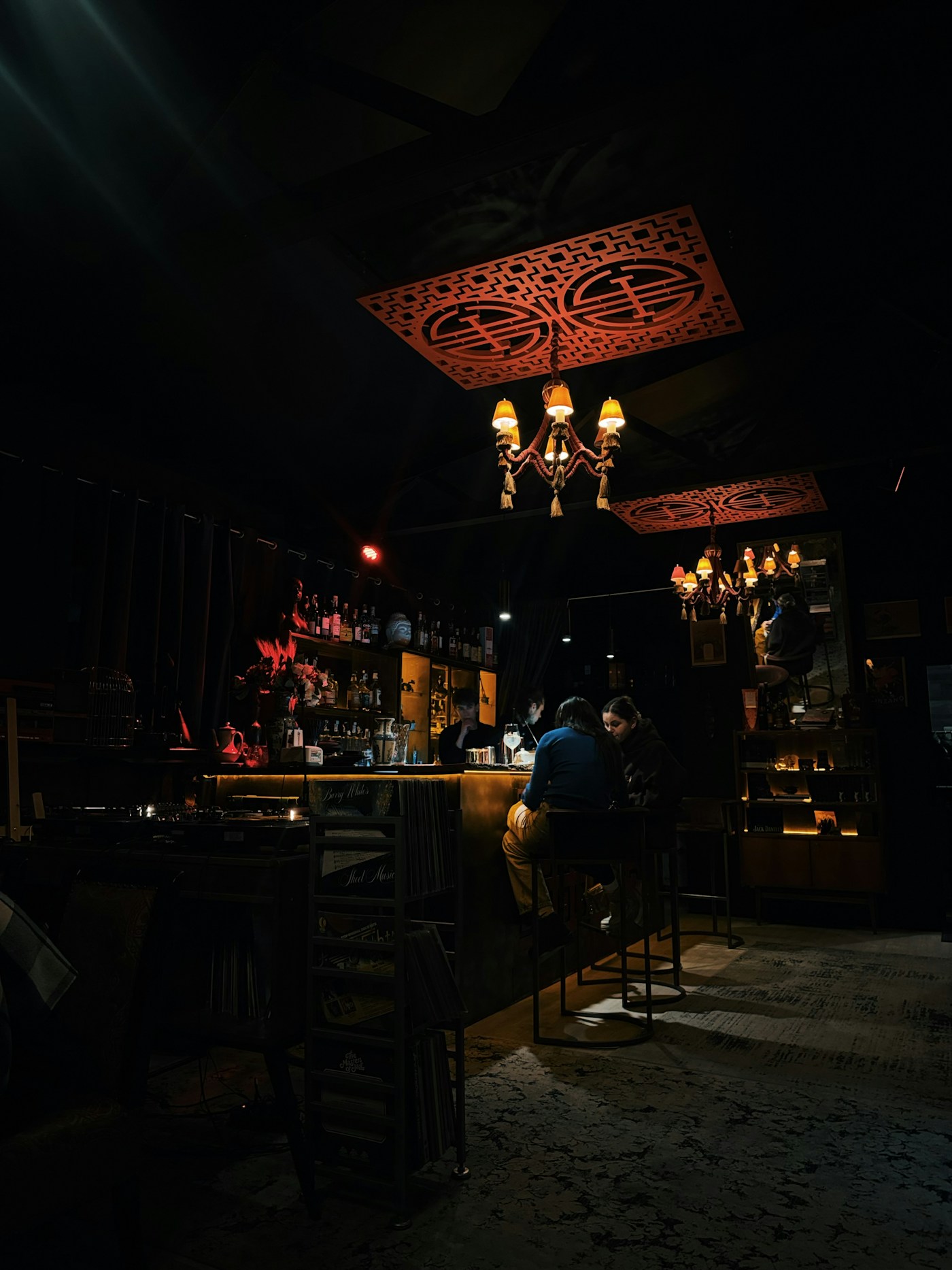 Two seats at the midnight bar — Fort Lauderdale